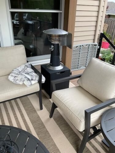 Tabletop Patio Propane Heater photo review
