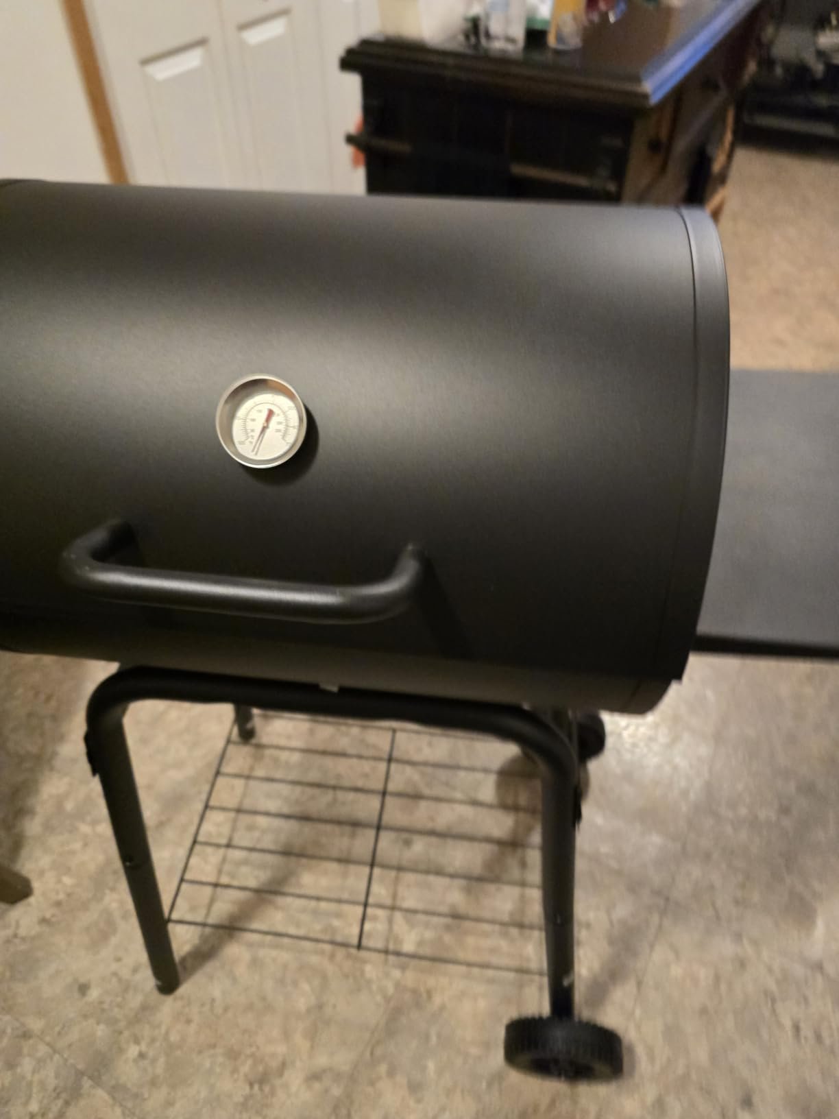 Large Barrel Charcoal Grill photo review