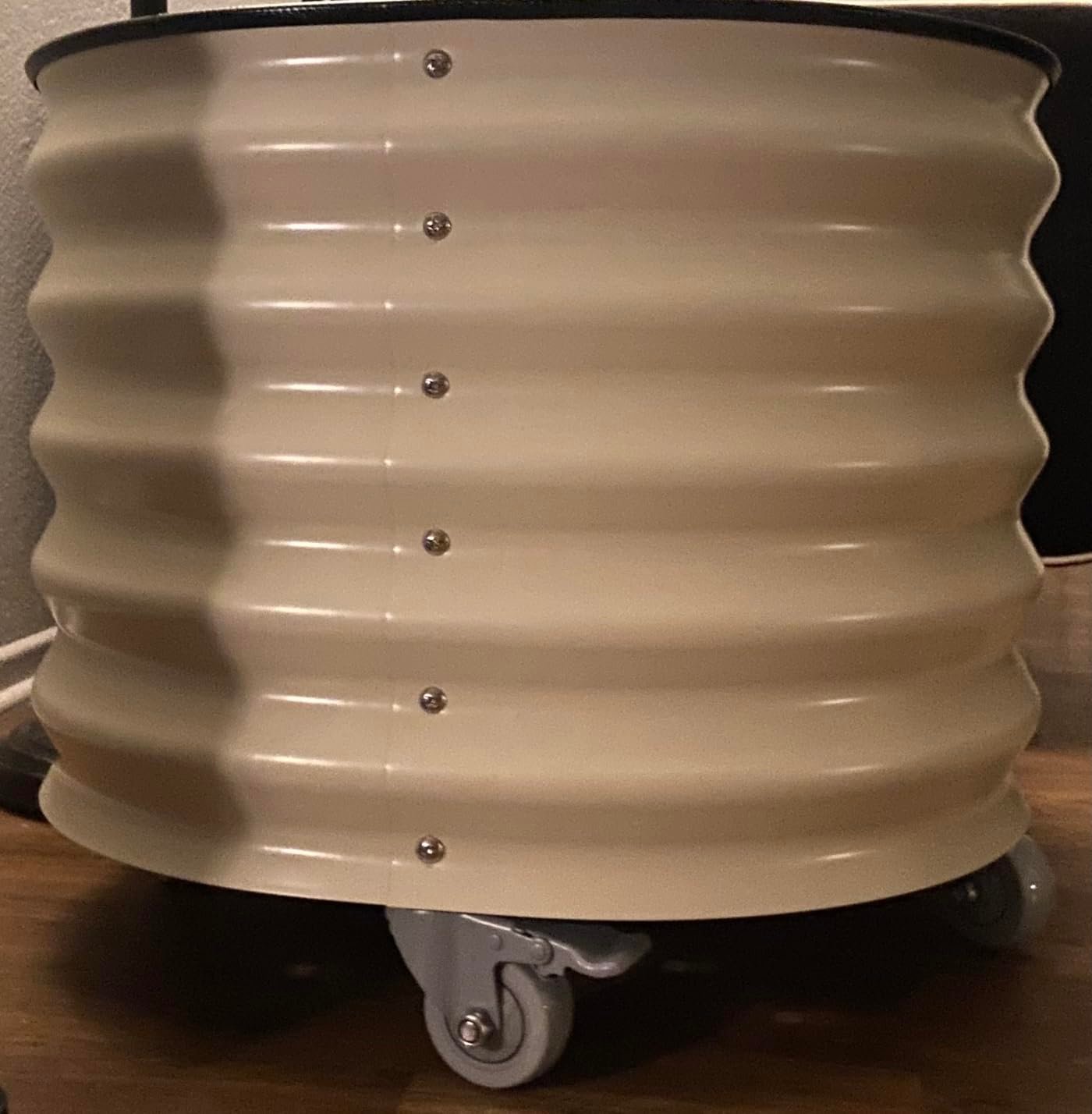 Rolling Metal Tree Planter Pot 2 Pack photo review
