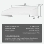 Window Awning With Side Wings - Image 5