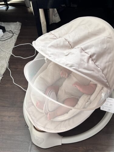 Bluetooth Electric Baby Swing photo review