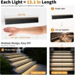 Solar LED Outdoor Step Lights - Image 2