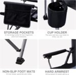 Black Heavy‑Duty Camping Chair - Image 6
