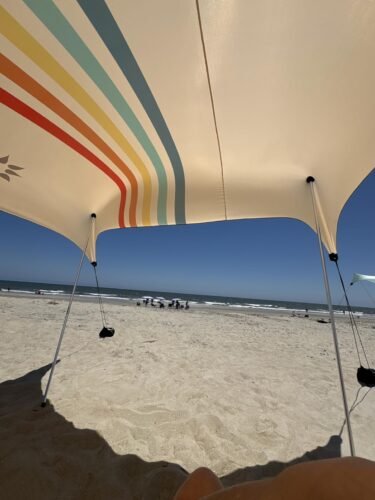 Rainbow UPF50+ Beach Canopy photo review