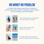 Quiet Quick‑Setup Beach Canopy - Image 5