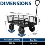 Heavy‑Duty Garden Utility Wagon - Image 6
