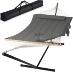 Dark Gray Outdoor Hammock Set