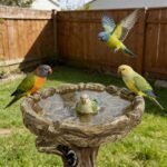 Pedestal Outdoor Bird Bath - Image 4