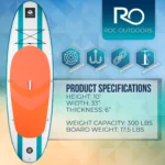 Roc Inflatable SUP Paddle Board - Image 3