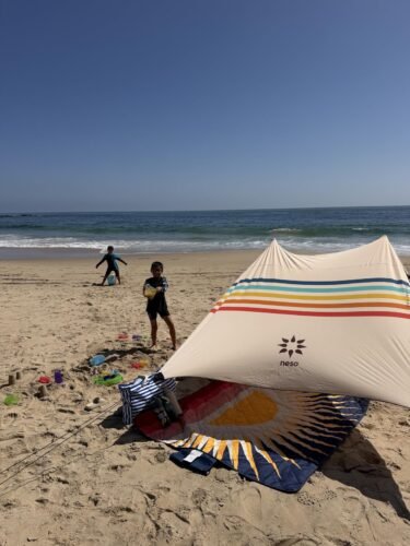 Rainbow UPF50+ Beach Canopy photo review
