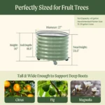 Metal Tree Planter Pot - Image 2