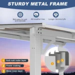 Wall‑Mounted Lean‑To Gazebo Canopy - Image 9