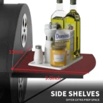 Large Barrel Charcoal Grill - Image 8