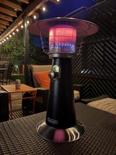 Tabletop Patio Propane Heater photo review