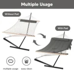 Dark Gray Outdoor Hammock Set - Image 4