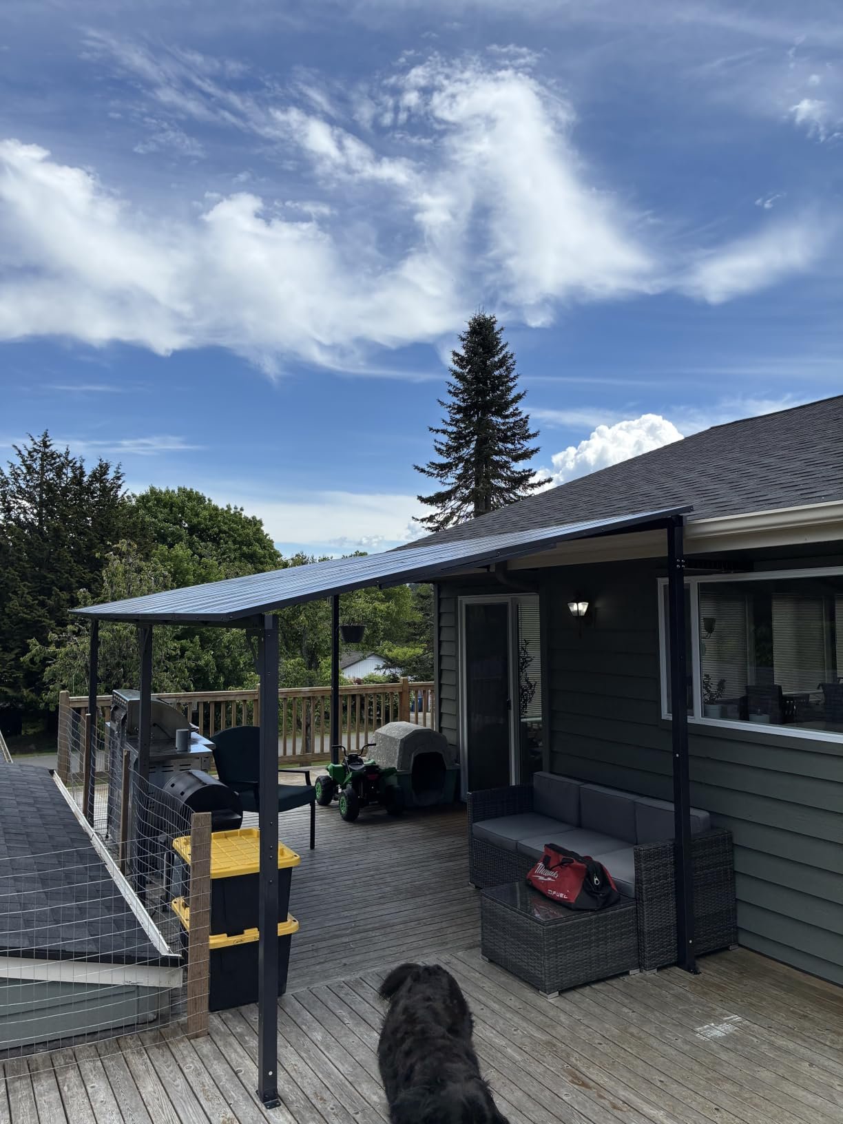 Wall‑Mounted Lean‑To Gazebo Canopy photo review