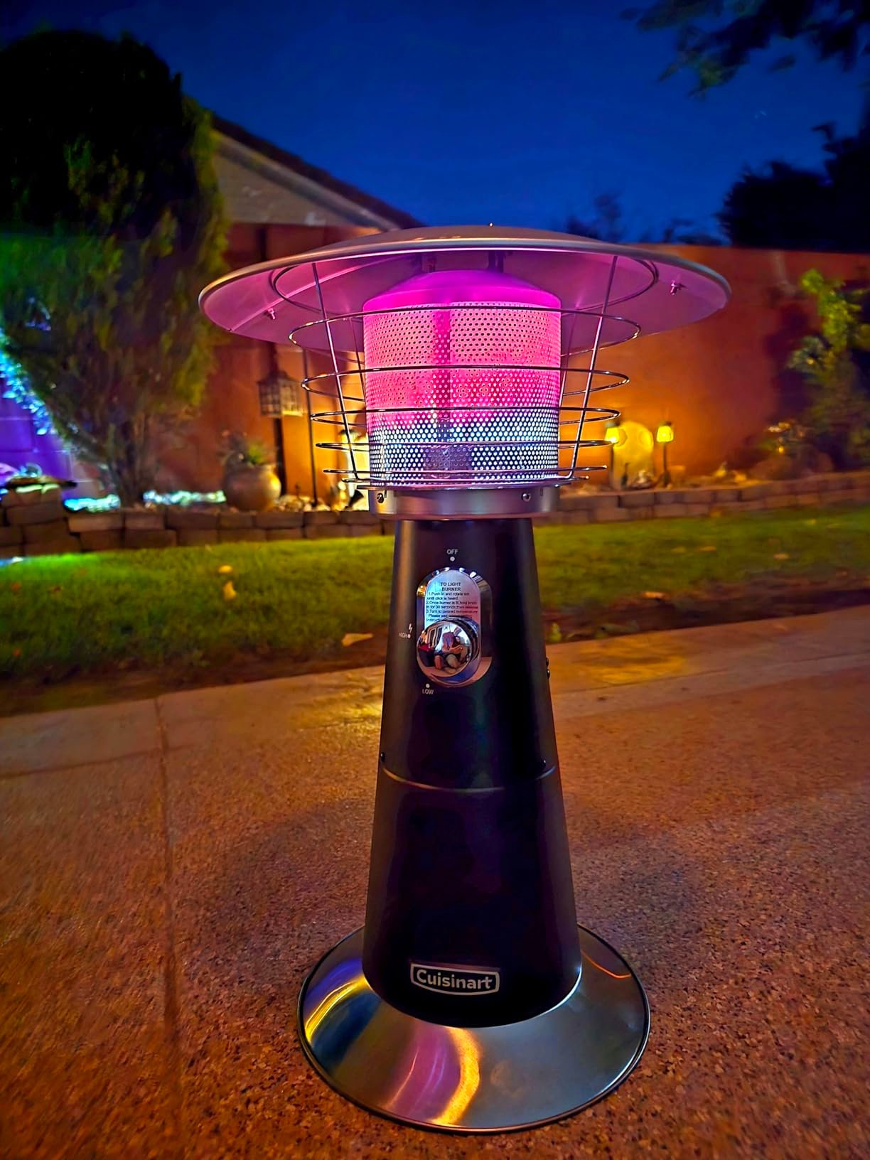 Tabletop Patio Propane Heater photo review