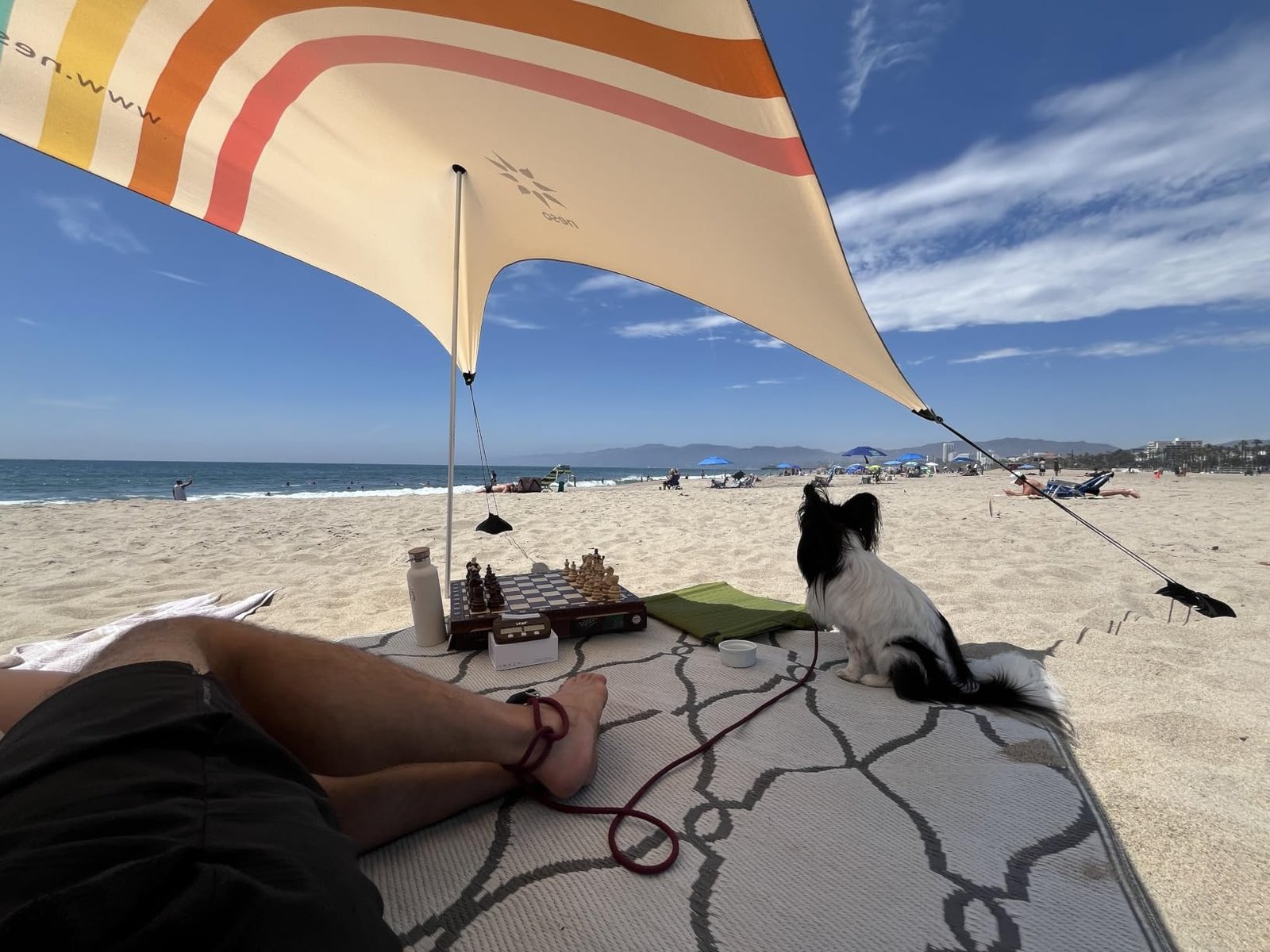 Rainbow UPF50+ Beach Canopy photo review