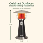 Tabletop Patio Propane Heater - Image 2