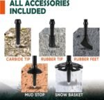 100% Carbon‑Fiber Trekking Poles - Image 5