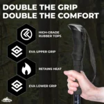 Carbon‑Fiber Quick‑Lock Trekking Poles - Image 3
