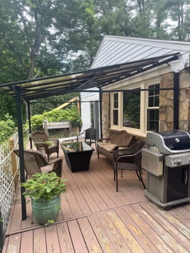 Wall‑Mounted Lean‑To Gazebo Canopy photo review