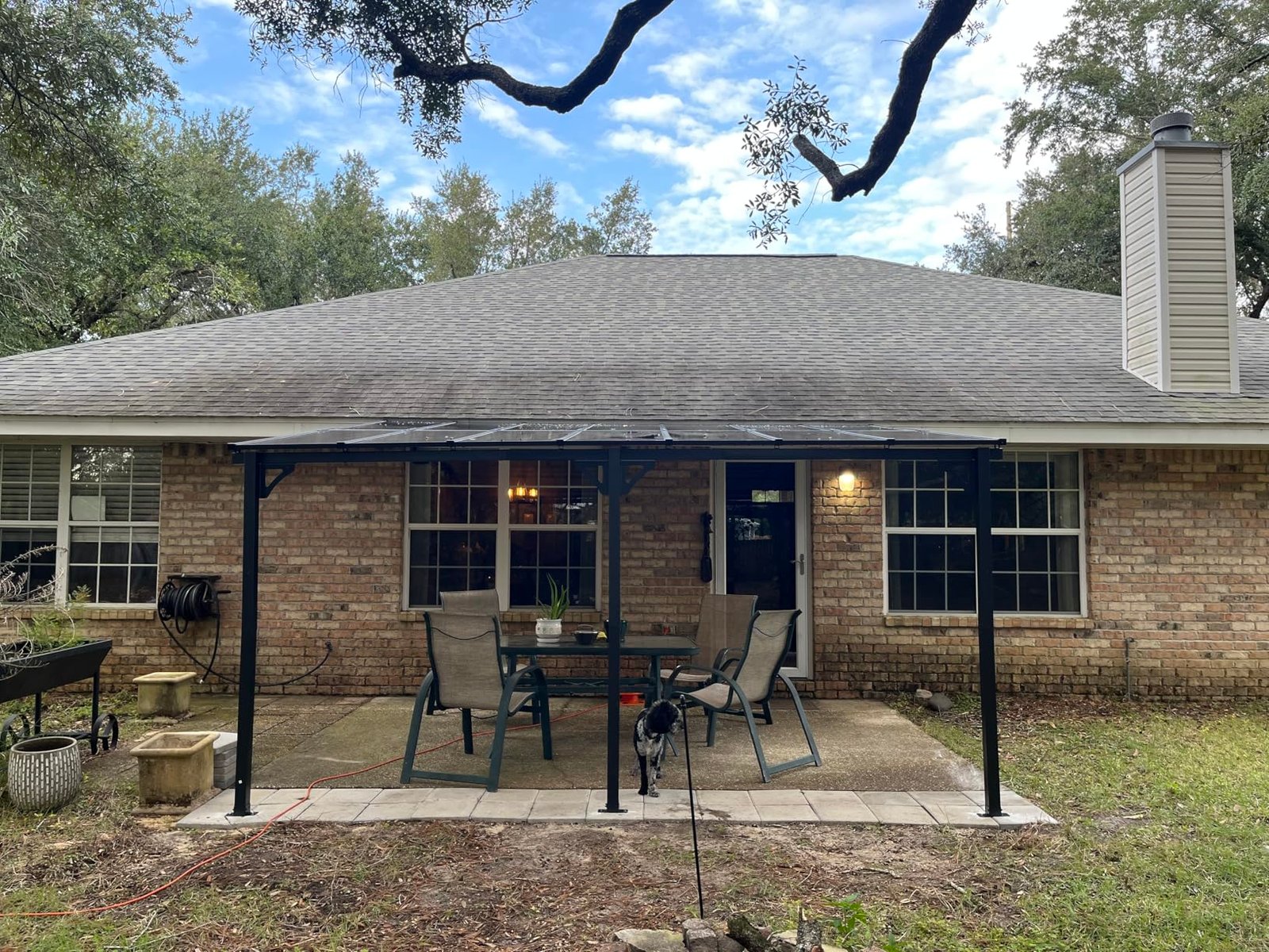 Wall‑Mounted Lean‑To Gazebo Canopy photo review