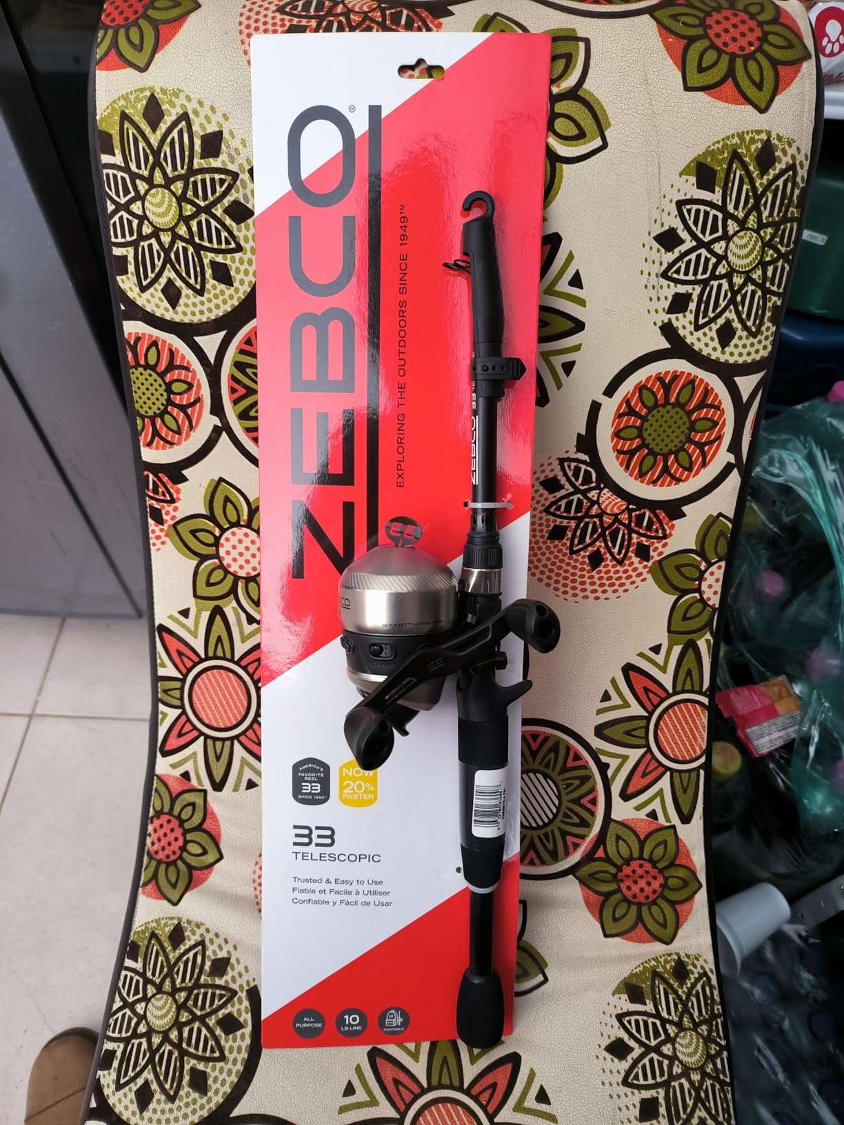 Zebco 33 Telescopic Fishing Combo photo review