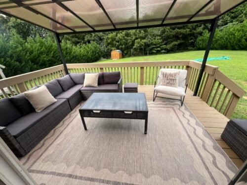 Wall‑Mounted Lean‑To Gazebo Canopy photo review