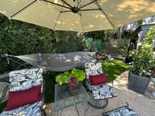 Dark Gray Outdoor Hammock Set photo review