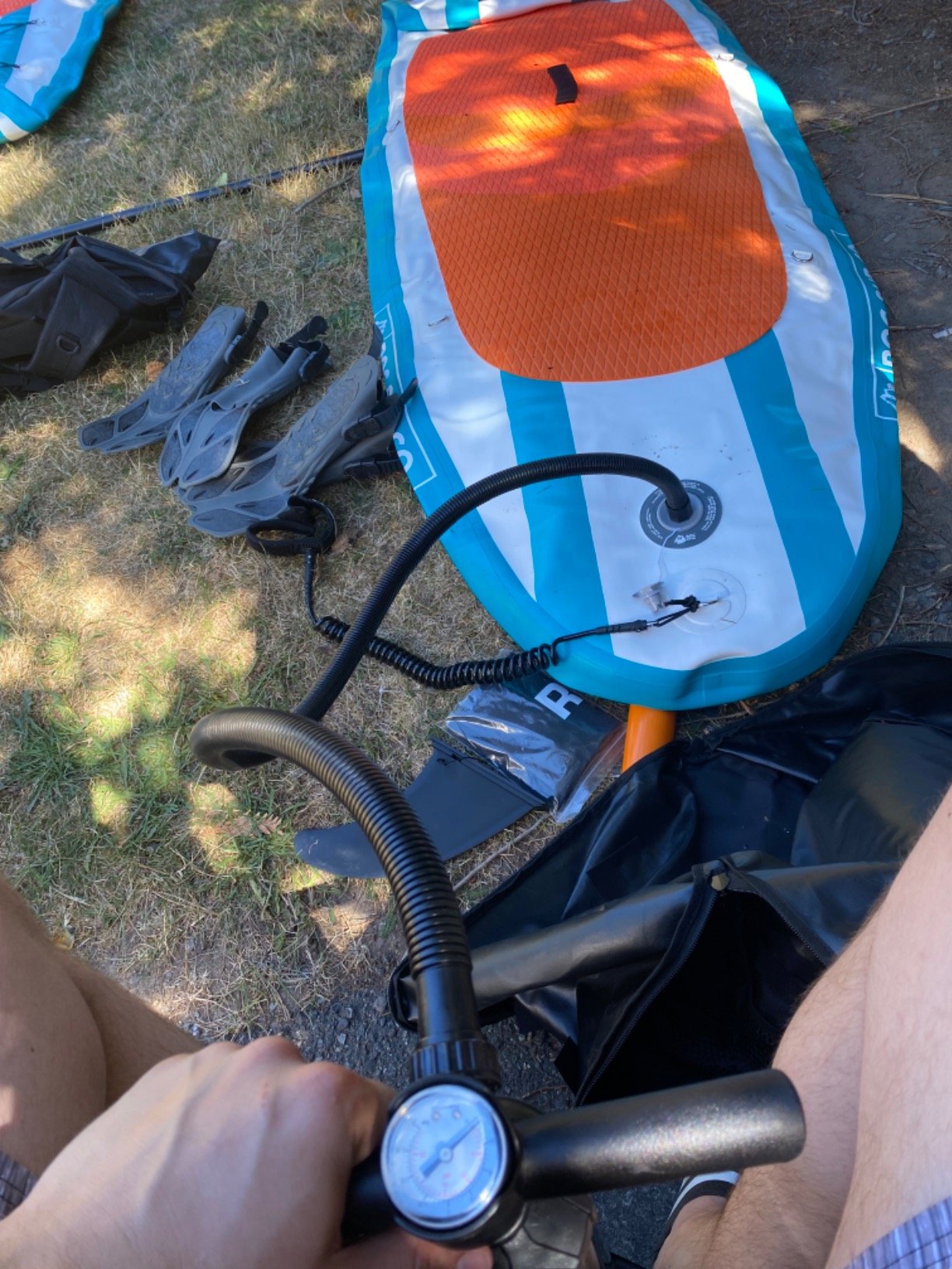 Roc Inflatable SUP Paddle Board photo review