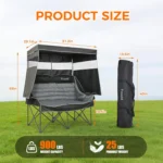 Canopy Double Camping Loveseat - Image 4