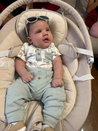Bluetooth Electric Baby Swing photo review