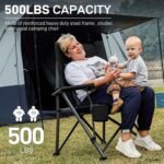 Black Heavy‑Duty Camping Chair - Image 4