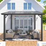 Wall‑Mounted Lean‑To Gazebo Canopy