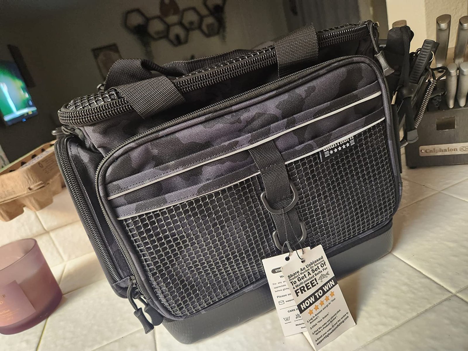 Ghosthorn Waterproof Tackle Bag photo review