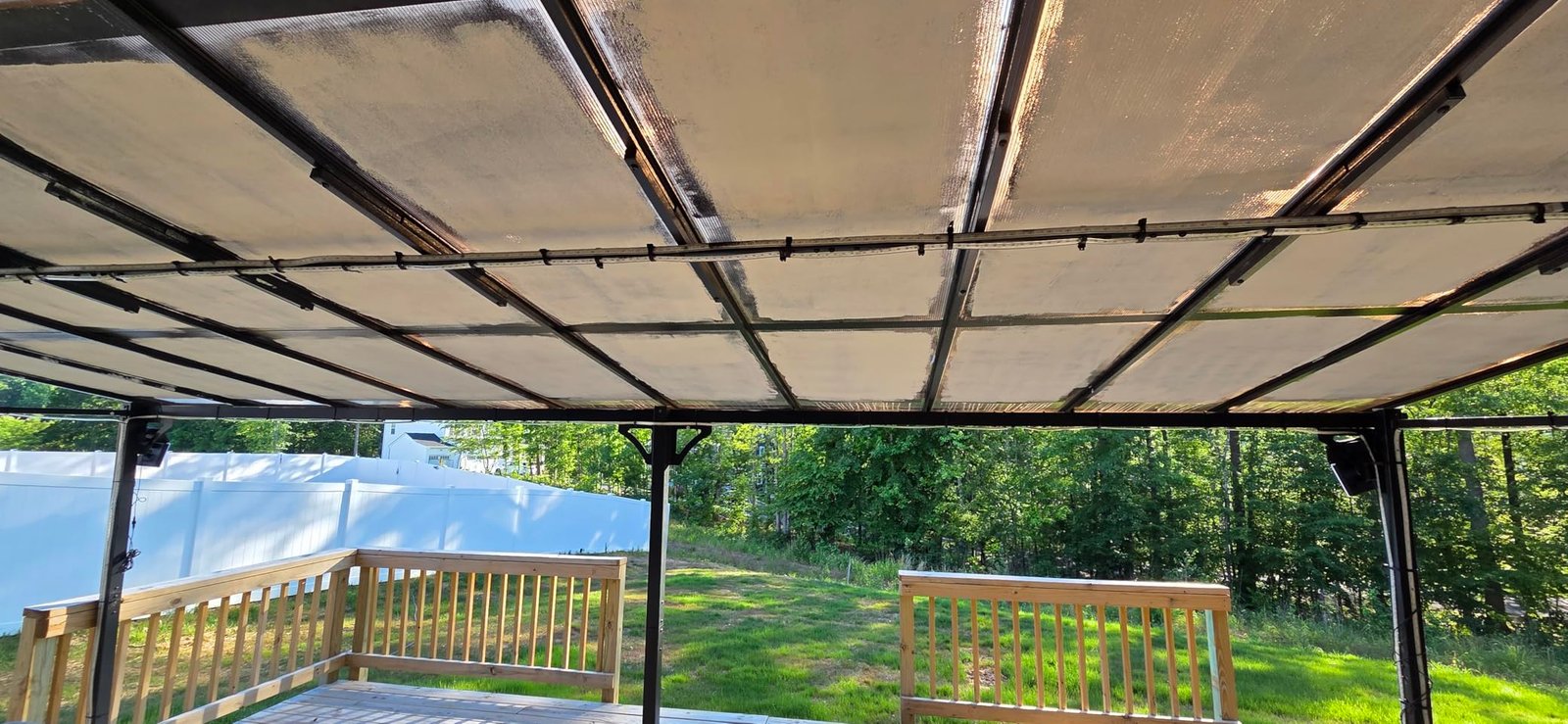 Wall‑Mounted Lean‑To Gazebo Canopy photo review