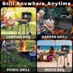 Large Barrel Charcoal Grill - Image 4
