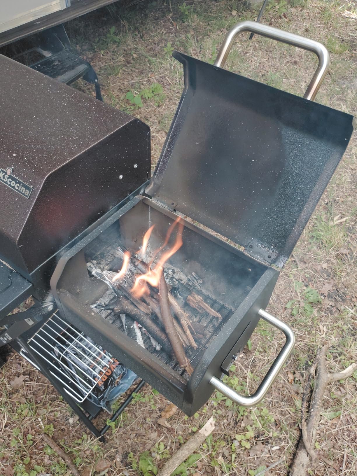 Portable Foldable Charcoal Grill photo review