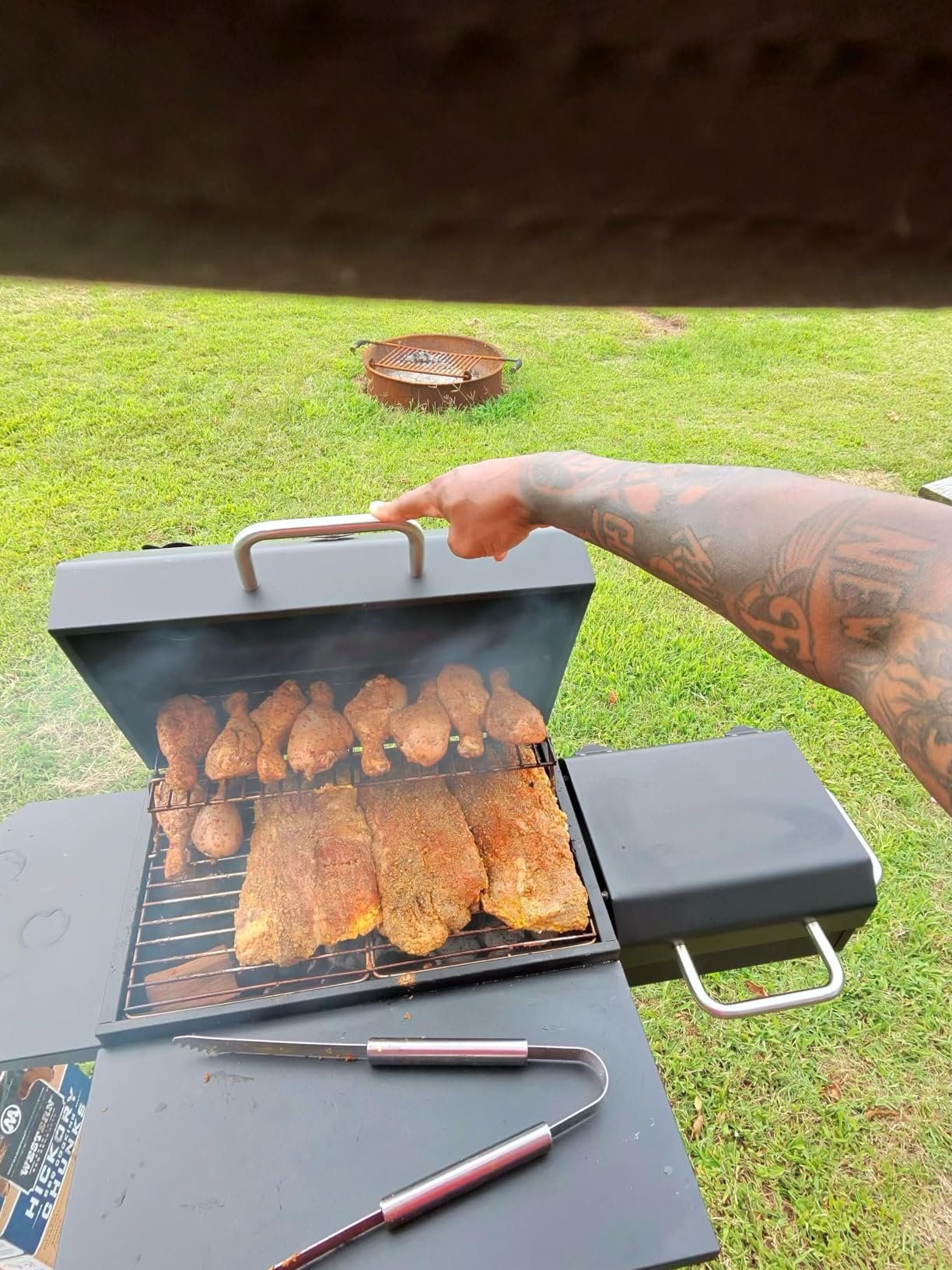 Portable Foldable Charcoal Grill photo review