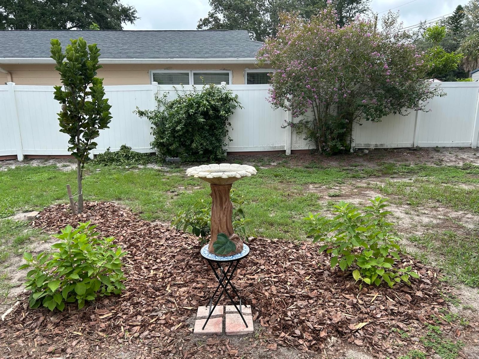 Pedestal Outdoor Bird Bath photo review