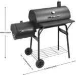 Offset Charcoal Smoker Grill - Image 2