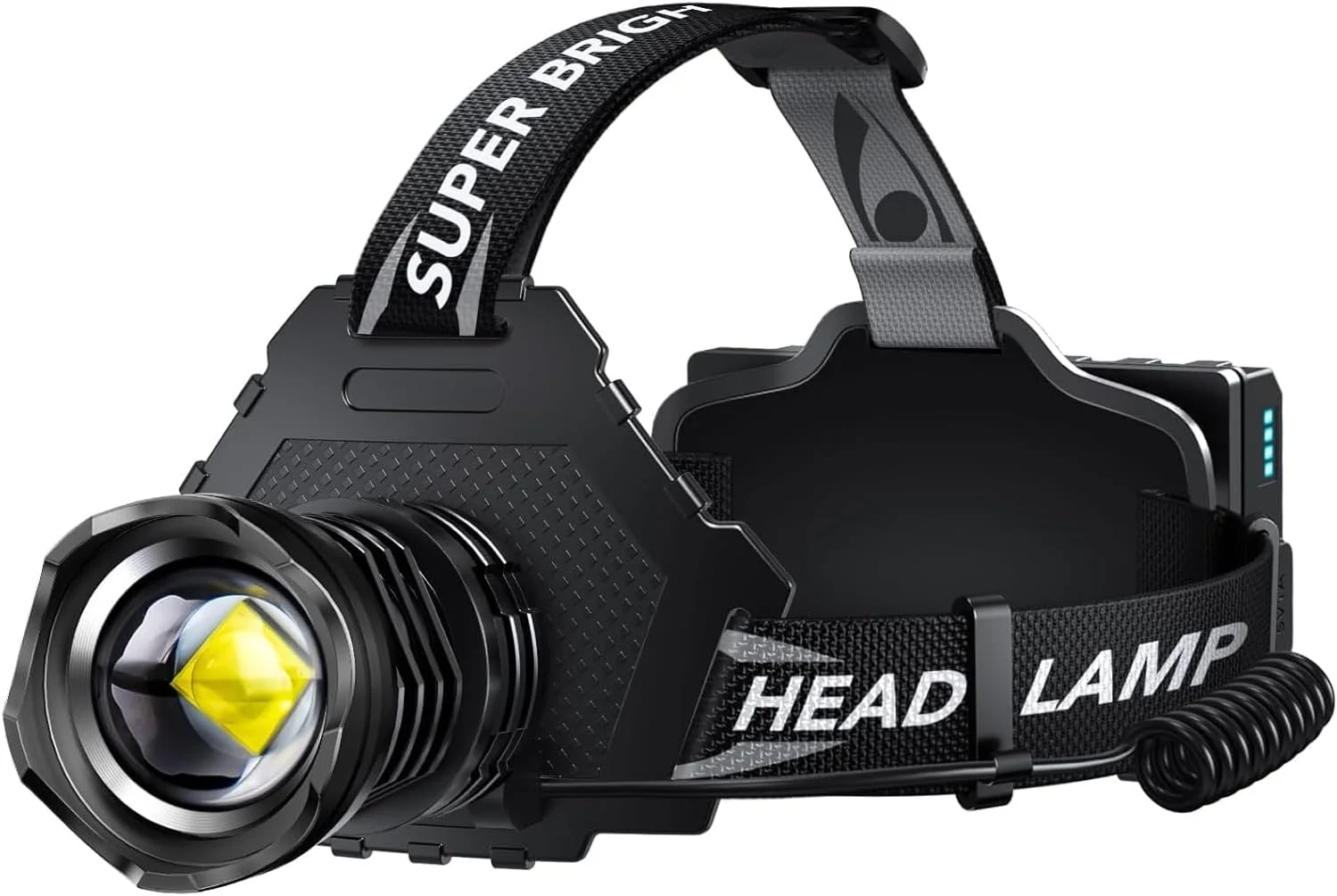 99000‑Lumen Rechargeable Headlamp