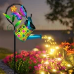 Butterfly Solar Watering‑Can Light