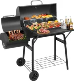 Offset Charcoal Smoker Grill