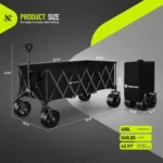 400L Collapsible Outdoor Handcart - Image 3