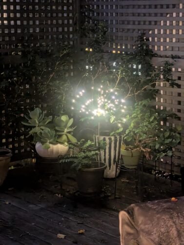GIGALUMI Solar Firework Lights photo review