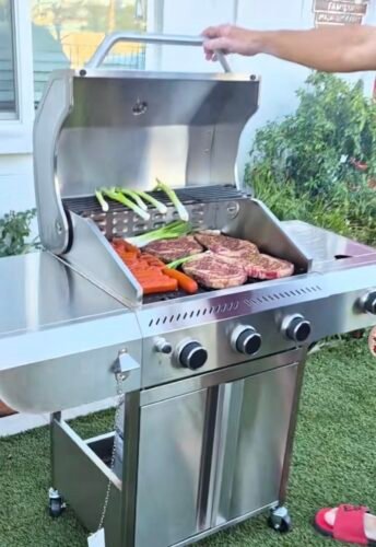 3‑Burner Propane Gas Grill photo review