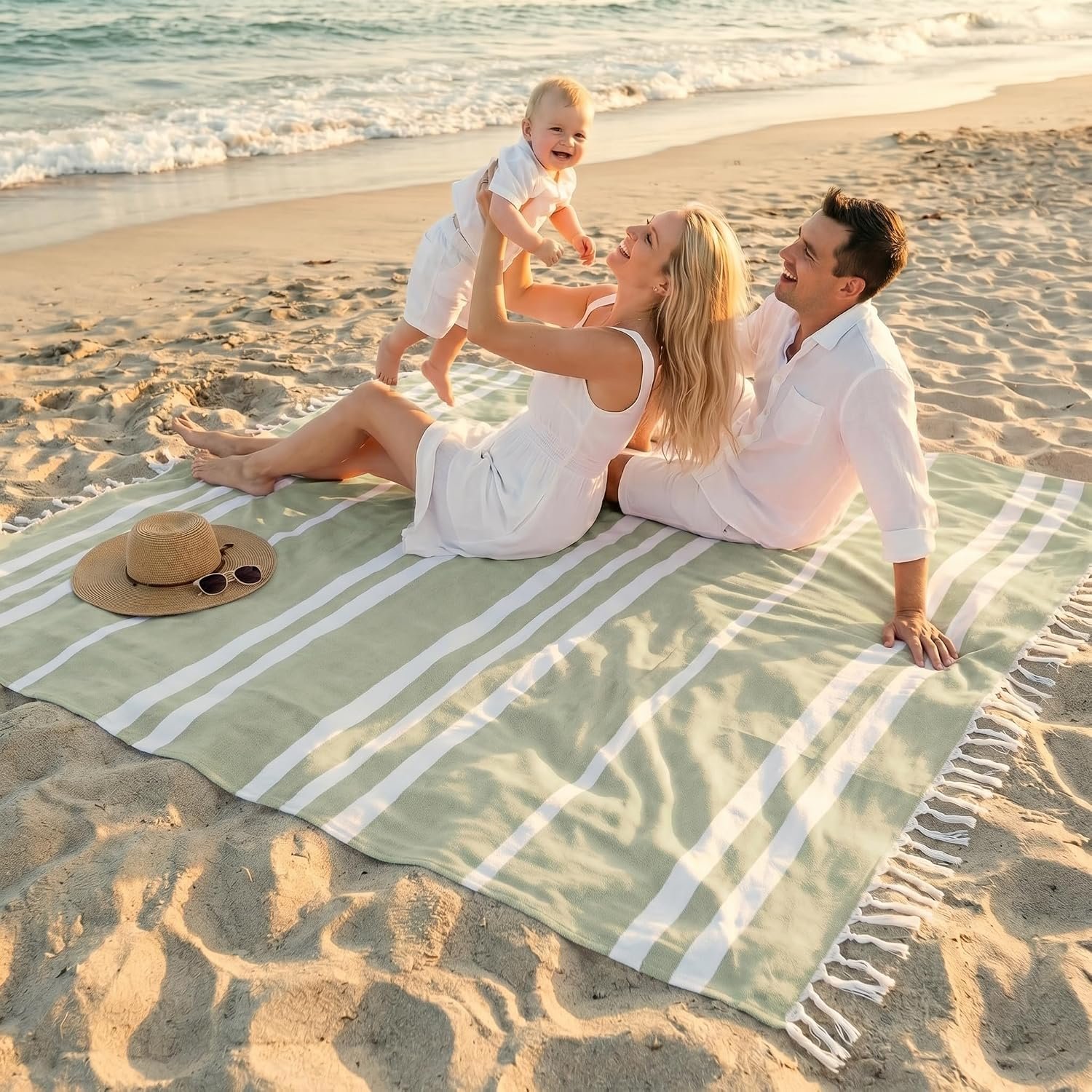 Tasseled Turkish Beach Blanket