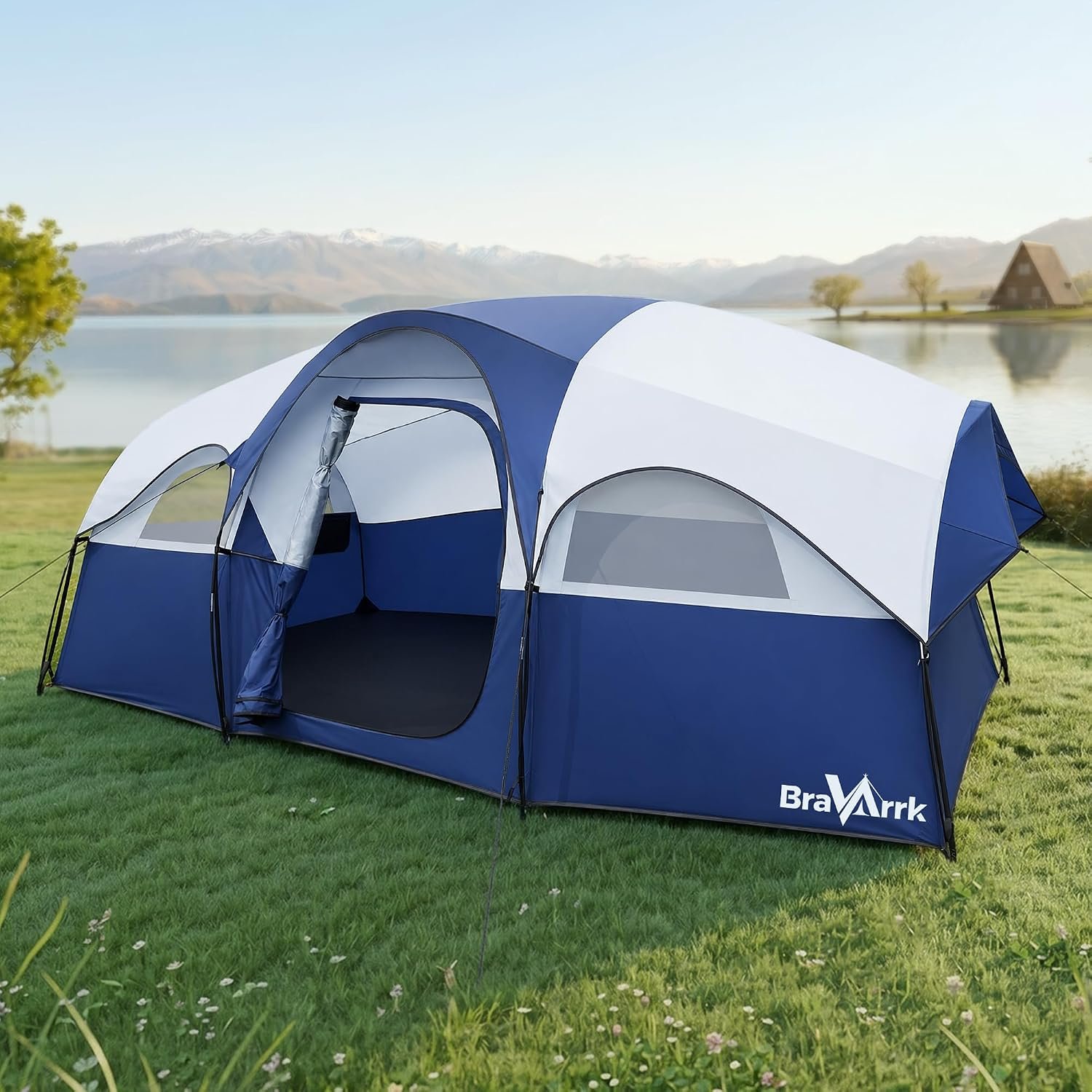 8‑Person 3‑Room Family Tent